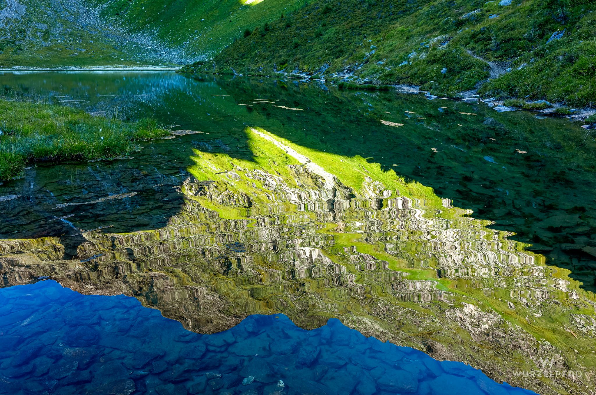 Spiegelung im Bergersee
